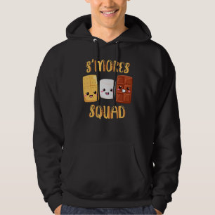 S'mores Marshmallows Smores Squad Camping Campfir Hoodie