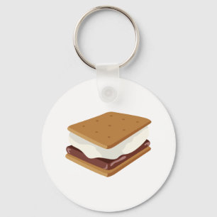 Smores Sandwich Key Ring
