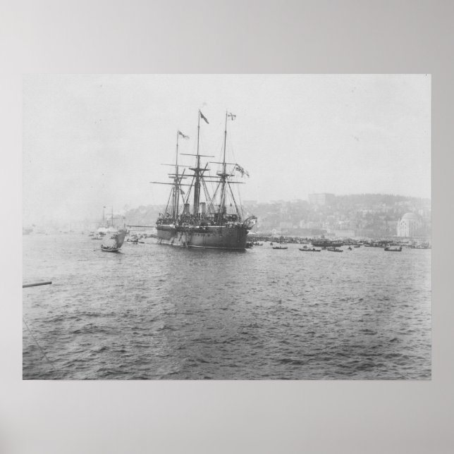 SMS Kaiser in Istanbul Poster (Front)