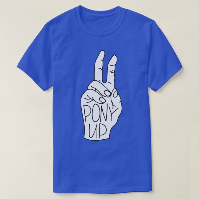 SMU pony up capitals T-Shirt (Design Front)