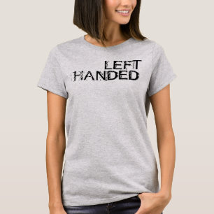 Smudged Lefthanders Letters T-Shirt