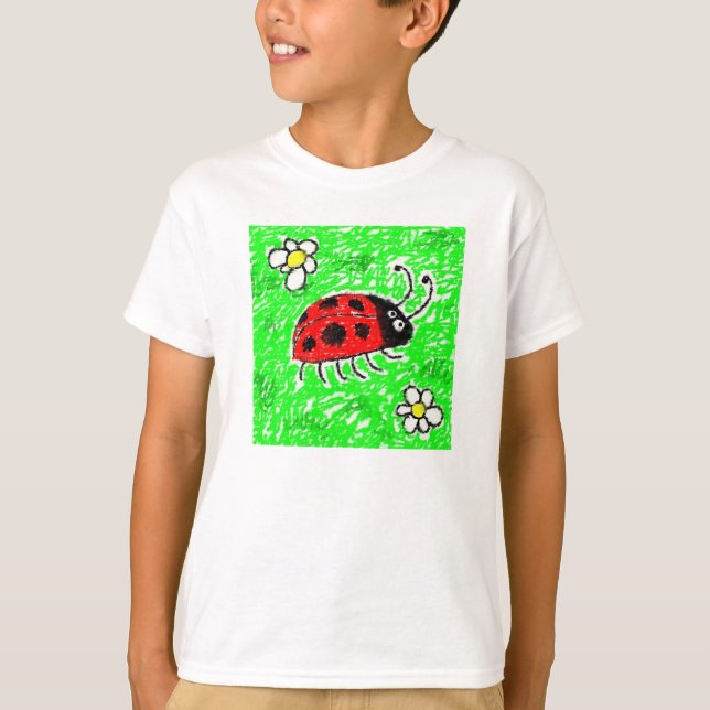 Smudgy Ladybug T-Shirt (Front)