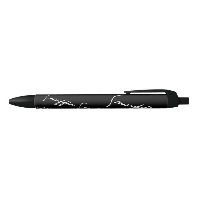 Smuffin Black Ball Point Pen (Top)