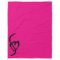 Smuffin Smut Mark Fleece Blanket Hot HOT Pink