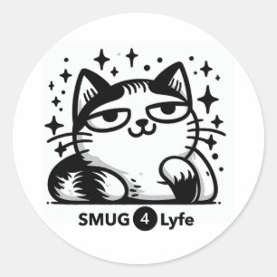 SMUG4Lyfe - It's a way of life! Classic Round Sticker