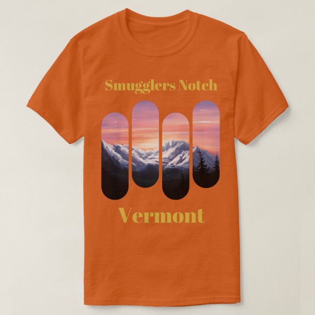 Smugglers Notch ski Vermont 2 T-Shirt (Design Front)