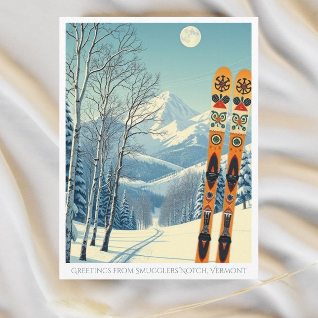 Smugglers Notch Vermont ski vacation Postcard (Creator Uploaded)