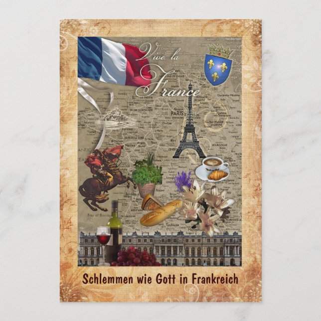 Smuggling like God in France Menu (Front)