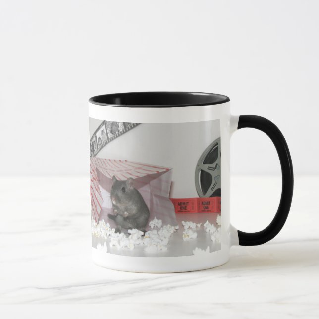 Smurf the Gerbil Goes to the Movies Mug (Right)