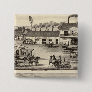 Smyth, Adams properties 15 Cm Square Badge