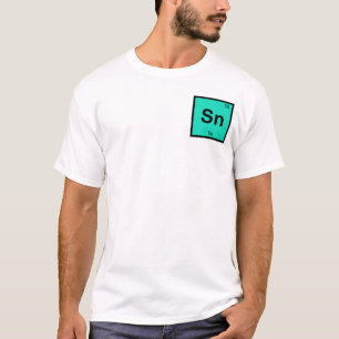 Sn - Tin Chemistry Periodic Table Symbol Element T-Shirt