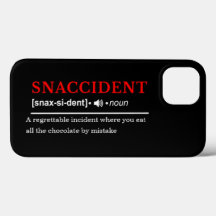 Snaccident - Customisable Dictionary Definition