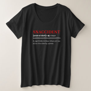 Snaccident - Customisable Dictionary Definition Plus Size T-Shirt