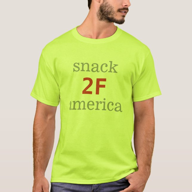 snack 2F america T-Shirt (Front)