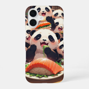 Snack Attack Panda iPhone 16 Case