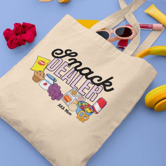 Snack Dealer Mum Life Funny  Tote Bag (Creator Uploaded)