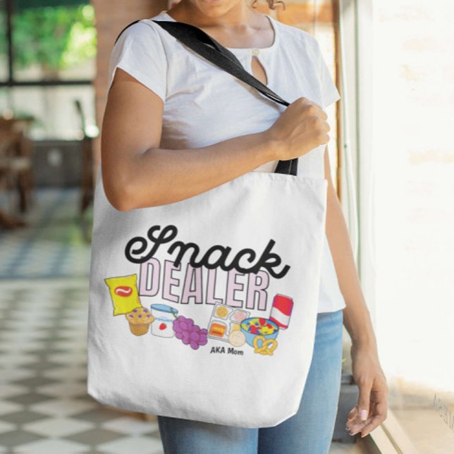 Snack Dealer Mum Life Funny Tote Bag (Creator Uploaded)