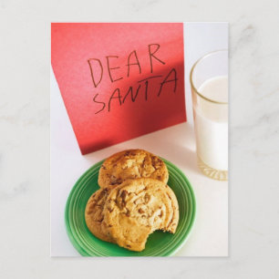Snack For Santa Holiday Postcard