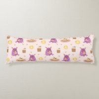 Snack Monsters  Body Pillow