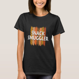 Snack Smuggler Mum Humour Mother Memes Comfort Fo T-Shirt