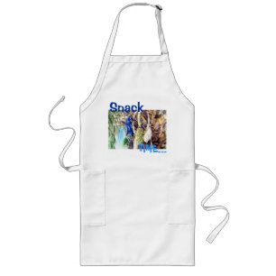 "Snack Time" Hyacinth Macaws Fine Art Apron