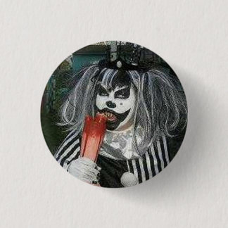 Snack time with Taffy the Klown 3 Cm Round Badge