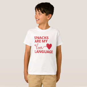 Snacks Are My Love Language T-Shirt