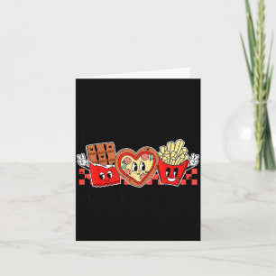 Snacks are my love language valentine day kids boy card