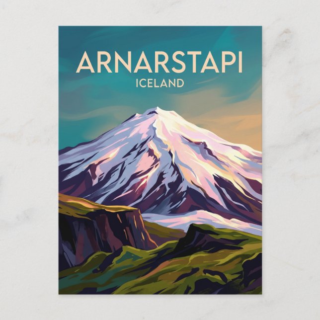 Snæfellsjökull National Park Iceland Postcard (Front)