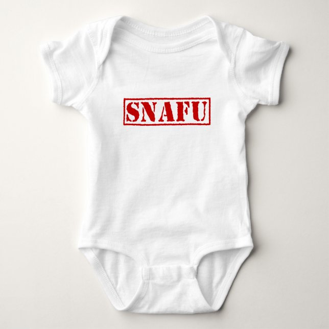 SNAFU BABY BODYSUIT (Front)