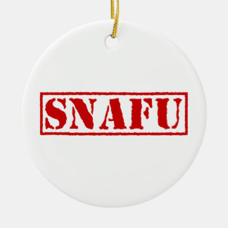 SNAFU CERAMIC TREE DECORATION