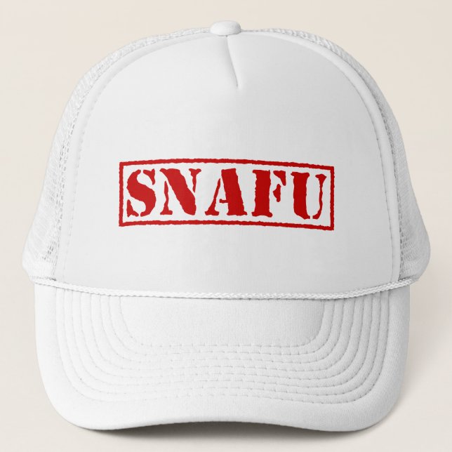 SNAFU TRUCKER HAT (Front)