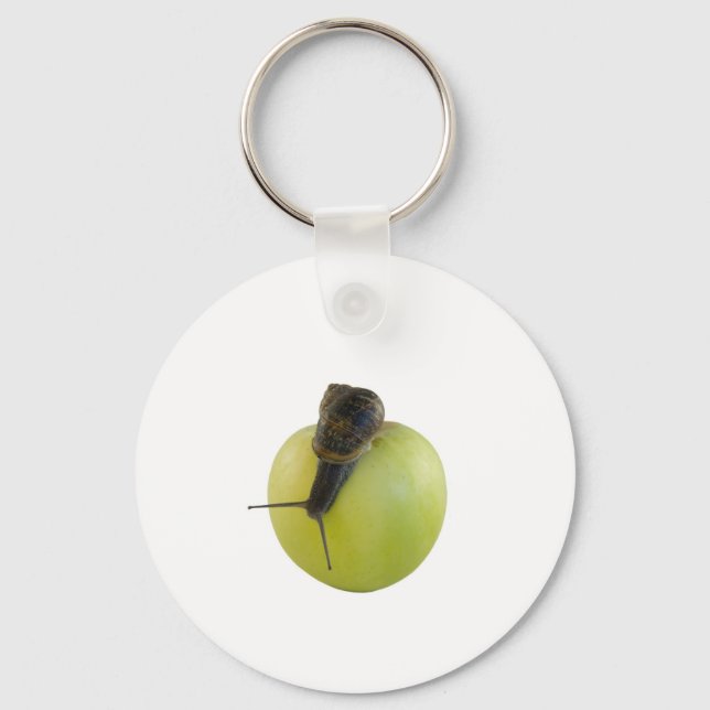 Snail and apple key ring (Front)