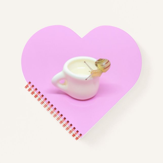 Snail and coffee cup notebook (Front)