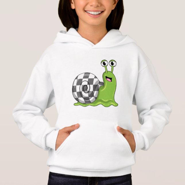 Snail at Chess with Chessboard (Front)