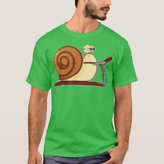 Snail at Jogging on Treadmill T-Shirt
