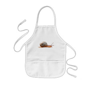Snail ~ baby bib kids apron