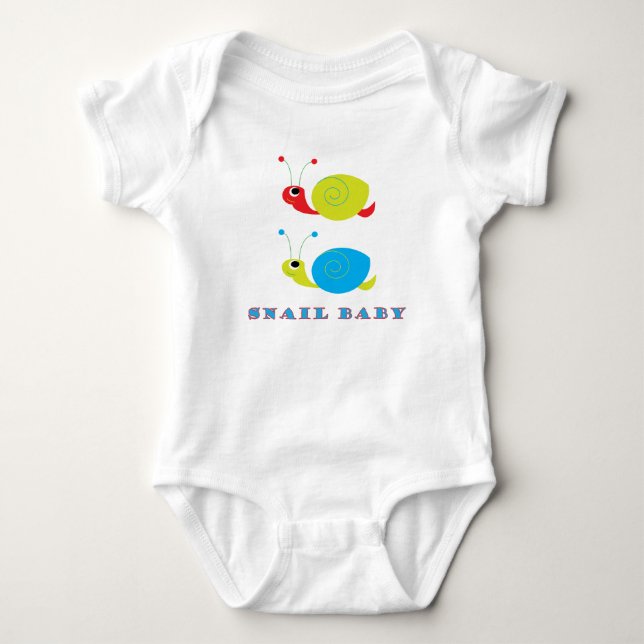 Snail Baby Bodysuit (Front)