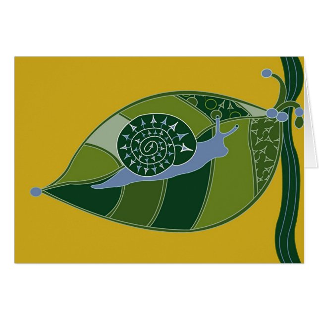 Snail Card (Front Horizontal)