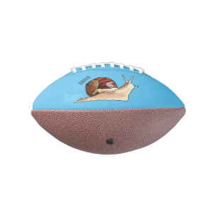 Snail cartoon illustration football