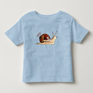 Snail cartoon illustration toddler T-Shirt