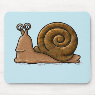 Snail Cartoon Mouse Pad