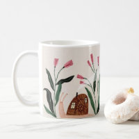 Snail Cottage Whimsical Mug