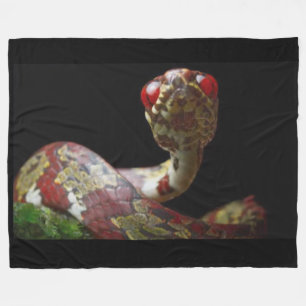 SNAIL EATING SNAKE FLEECE BLANKET