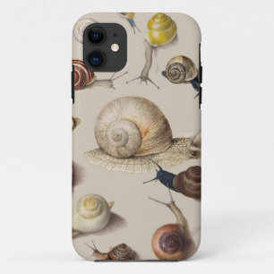 Snail Garden Pet Gastropod Slug Botanical Snails Case-Mate iPhone Case