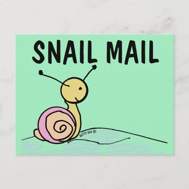 SNAIL MAIL ART POSTCARD (Front)
