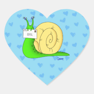 Snail Mail ❤ (Blue) - Envelope Stickers