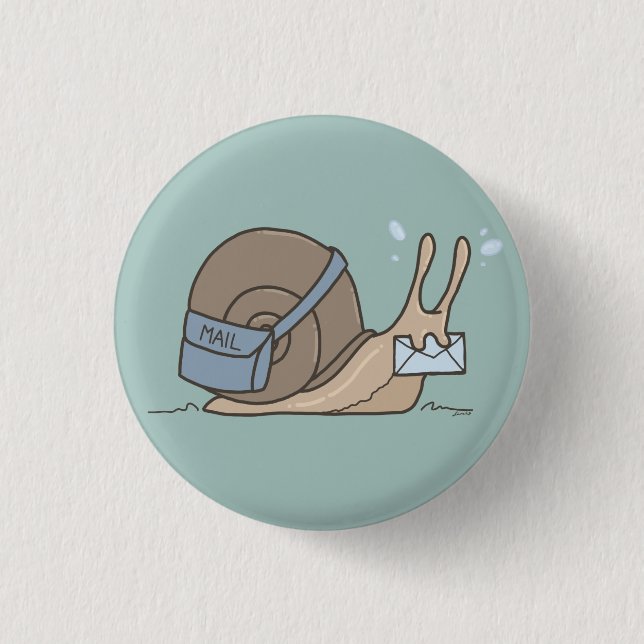 Snail Mail Button (Front)