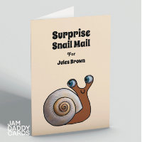 Snail Mail Customisable Birthday