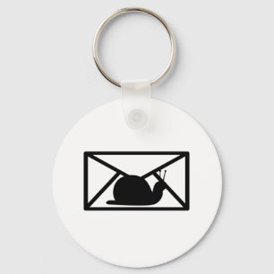 snail mail key ring